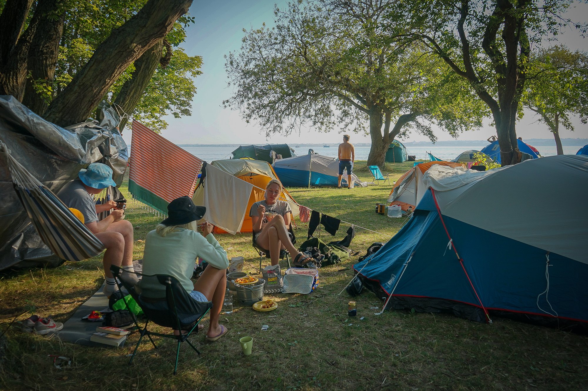 Campa med eget tält på Ven